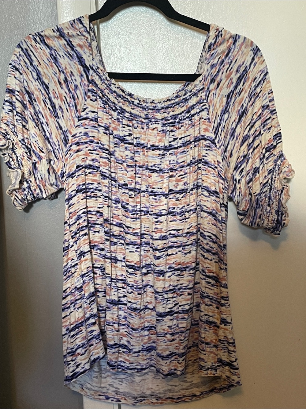 LuLaRoe Lily peasent top Short-Sleeve Top
